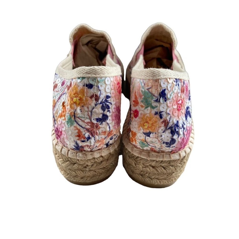 NWOT Toni Pons Fonda Floral Sequin Slip-On Espadrille Shoes Size EU 41 US 10 - Picture 3 of 7